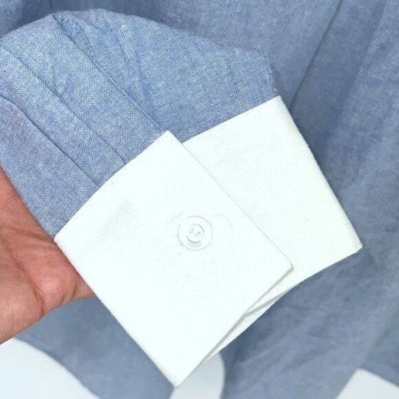 Lilly of California 100% cotton. 70's or 80's Vintage Button Down Shirt Medium‎ - Picture 7 of 10